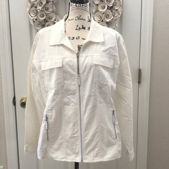Chico's Jackets & Blazers - 🆕Chico's off-white light-weight women's jacket